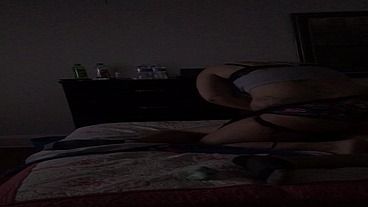 Pegging bitch husband hard