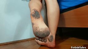 Today you clean my feet well pt 6