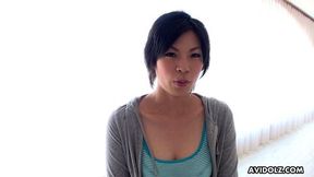 Japanese brunette kimono lady Saki Aoyama cock sucking,uncensored