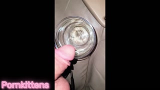 Piss in her mouth by lake and give her piss to drink on out drive