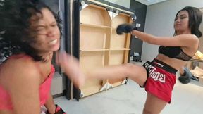 REAL FIGHT MUAY THAI - #224 - TOP GIRL CLEOPATRA - CLIP 02 - NEW MF JULY 2022 - MF VIDEO EXTREME - EXCLUSIVE MF