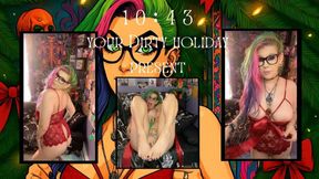 10:43:- Candy Cane Pussy Play~Christmas Cum Treat