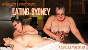 OctoGoddess Eats Sydney Screams: Same Size Vore with 2 BBW MiLF's