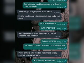 Chat hawt con mi hermanastra pequeña no queria pero me la termino cogiendo doggy! Natasha Caseros