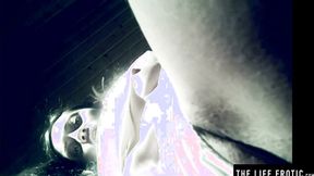 ”Cutie taking close up cunt selfies before masturbating”