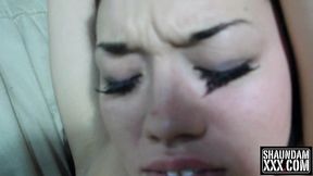 shaundam picks up homeless asian slut and takes her to his apartment