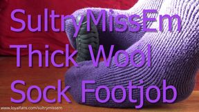 Thick wool sockjob