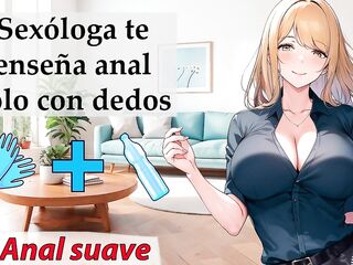 Spanish audio JOI. Learn pleasurable anal with just fingers.