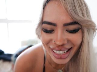 Lewd latin chick step sis blows spit bubbles on my weenie - Luna Luxe x Lev Lieben