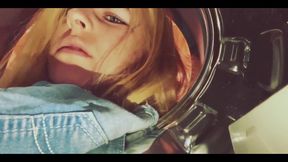 My Stepsister Got Stuck in the Washing Machine and I Decided to Help Her with My Big Dick