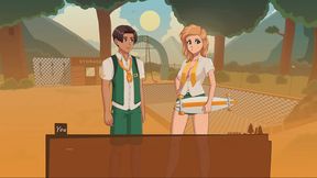 Sexy Lifeguard Takes 3D Anime Dick In Camp Mourning Wood Adventures