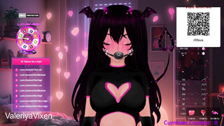 Vtuber ball-gagged and taunted