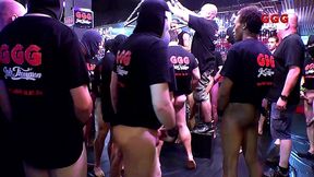 ggg - gangbang backstage with german slim girl july sun