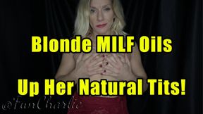 I OILED UP MY TITS FOR YOU