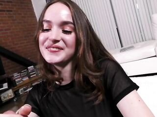 Hazel Moore College Party Doxy Jerks Off Step Daddy Facial