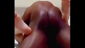 After the birthday young blonde fucks her pussy for the first time on a big black dick