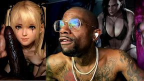 fresh 18 year old marie rose pussy slut gets a facial from zack’s big black gooner cock, ai generated