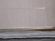 Lying on a the floor