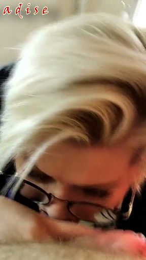 Hot POV blowjob by mature Russian bitch slut wife...   Clip 1
