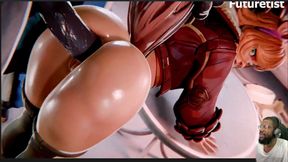 Big Breast Bald Pussy Emma Leg up Fuck, Emma Frost Bouncy Cowgirl Ride, Venom Pounds Squirrel Girls Ass