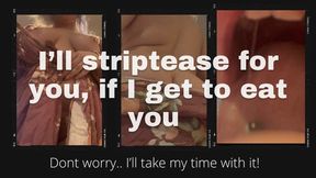 Giantess Phoenix Lets You Enjoy Her Striptease In Exchange For Vore- 4K