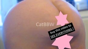 FART x 2 ! Naked BBW Bare Ass Farting TWICE in your Face - Nude Big Butt Gassy Lady SSBBW C4SFarting26