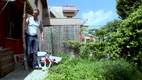 Mature Brunette Gets Her Hairy Pussy Eaten and Fingered