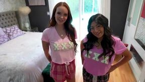 College Sorority Fun: Cami Strella, Chloe Foxxe, and Lev Lieben Team Up for an Unforgettable Experience!
