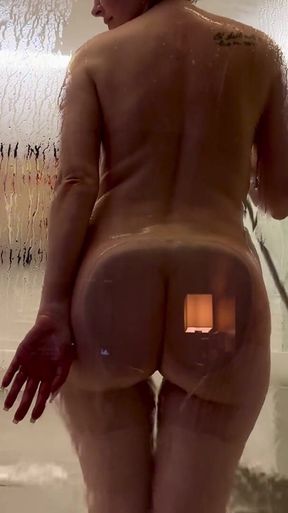 Stepmom in the Shower