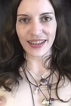 Super hairy French maid gets a facial