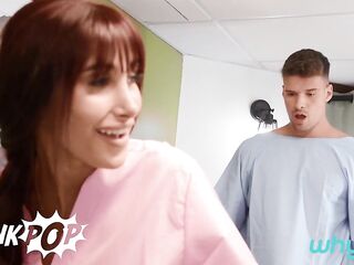 TWINKPOP - Malik Delgaty Gets Turned On By The Treatment The Nurses Mimi Malibu & Trevor Brooks Give