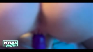 Teens ass gets filled with cum