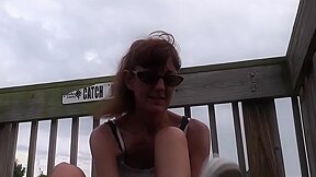 Older Woman Kicks Back On Her Porch And Shows You What Shes Got Under Those Socks