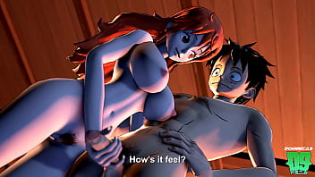 Nami Teaches Luffy how to Fuck [One Piece Hentai Parody]