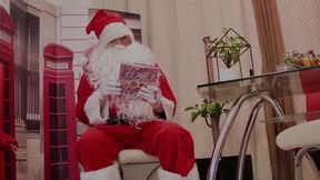 Nursing home with Santa Claus