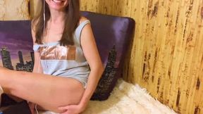 Russian Teen Takes a Creampie While Talking on the Phone