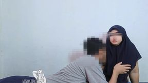 Horny Hijab Step Stepmother Staying Over, Those MILF Pussy Gets Fucked and Cum Inside - Minokiiko