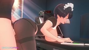 Maid Komi Shuuko Serving Master  - Komi Can't Communicate Hentai