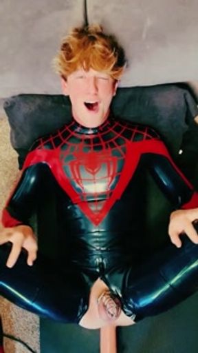 Halloween Costume Twink super hero cosplay porn compilation
