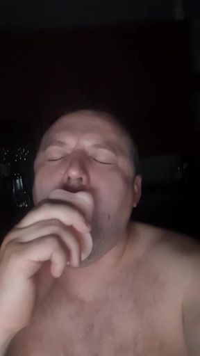 Huesos Vova with a toy