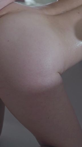 Shy Skinny Teen First Anal Dildo Masturbation