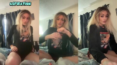 Lethal demon girl gooning on a dickmatized crumslut