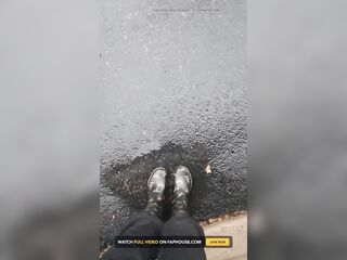 Rainy Day Play in Boots