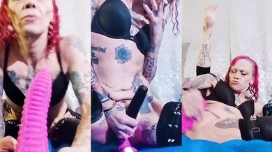 Smoking Mommy's Grinding Pussy Gets Impaled Raw