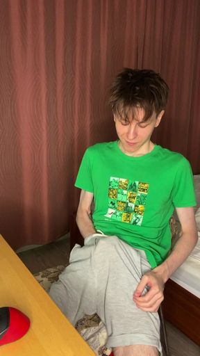 Watching the Veins Pop on My Big Dick While Stroking