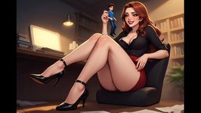 Giantess Confessions #28B: Shrunken Scholar's Secret Surrender (Animated)