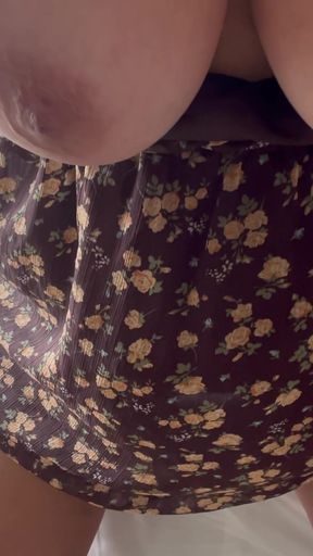 A very hot jerk-off instruction from a tourist in a hotel room   Clip 1