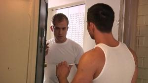 Drill My Hole: Shaved hunk finds pleasure in sucking cock