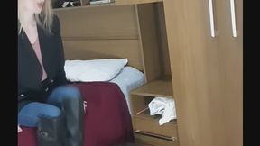 #149 - Black boots HARD stomping!