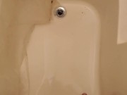 Jerking Off In Shower While GF Is In Bedroom